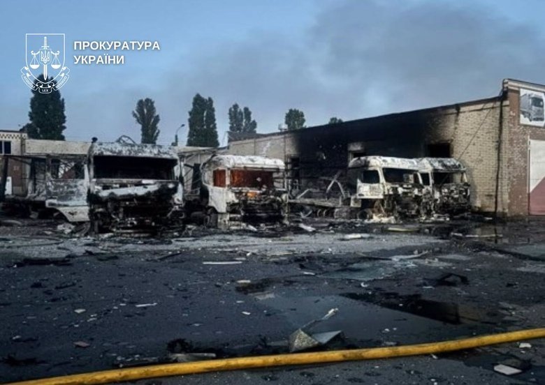 Київ після обстрілу