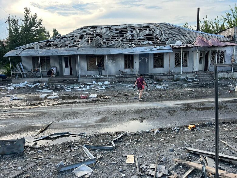 Російський обстріл Лимана 15 липня