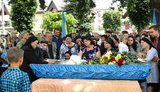 С воином 92-й ОМБр Дмитрием Лисоволом, погибшим на Донбассе, простились в Ракитном на Киевщине. ФОТОрепортаж