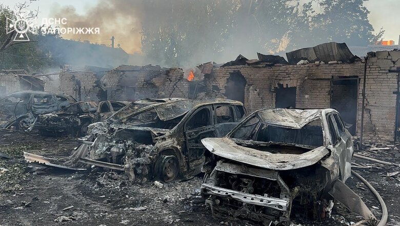 Запоріжжя після авіаудару