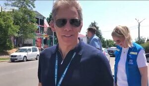 Голлівудський актор Бен Стіллер приїхав до Макарова. ВIДЕО