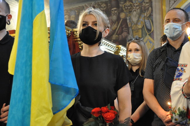 С умершим ветераном ОУН-УПА и дивизии Галичина Орестом Васкулом простились в Киеве 12