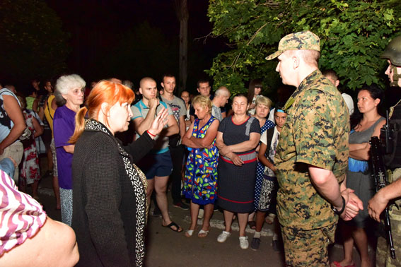 протесты провокации торецк