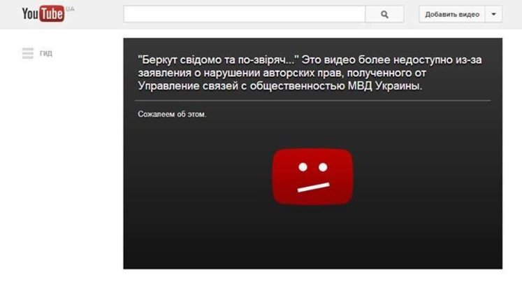 "Беркут" пытается зачистить интернет дубинками", - МВД массово удаляет видео избиения митингующих Евромайдана. ФОТО