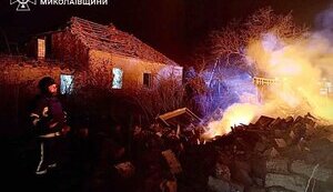 Последствия дроновой атаки РФ на Николаев. ФОТОрепортаж