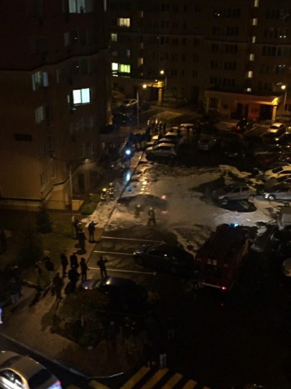 пожар поджог автомобиль