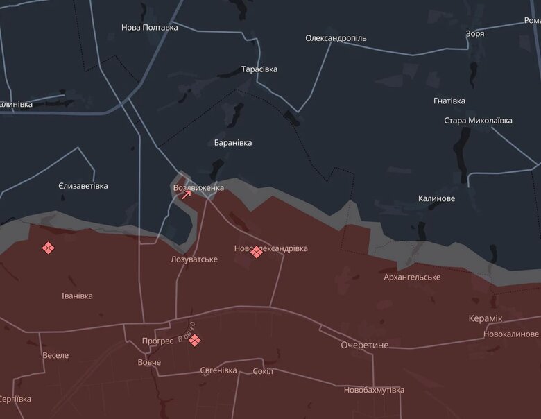 Просування ворога 2 січня