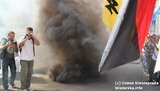 Администрацию Президента забросали дымовыми шашками. ФОТО+ВИДЕО