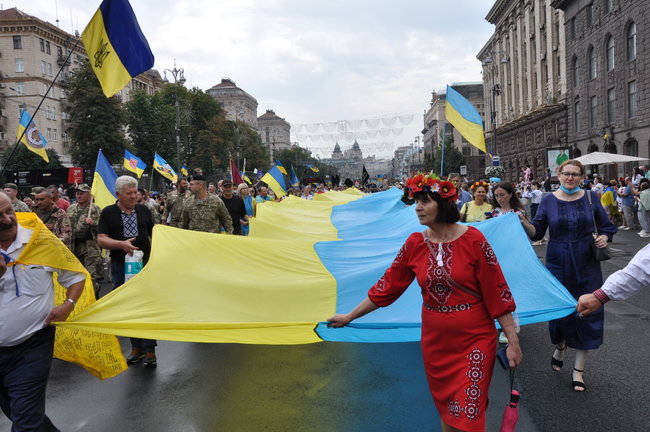 У центрі Києва відбувся Марш захисників України 43