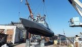 Побывавший в российском плену МБАК "Никополь" после ремонта спущен на воду в Николаеве, - Укроборонпром. ФОТО
