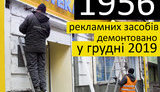 В Киеве демонтировали 2 тысячи объектов незаконной рекламы за месяц