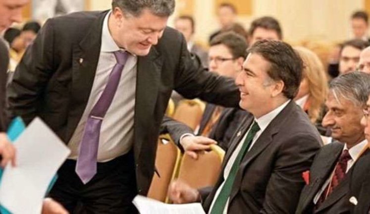Порошенко говорив, що йому заважав Яценюк. Ми допомогли йому позбутися його, - Саакашвілі