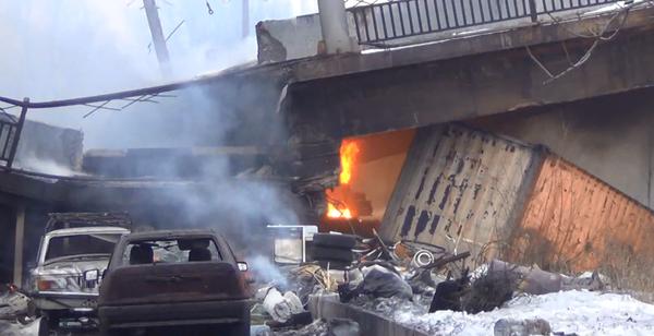 донецк взрыв мост