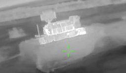 дрон атакує російську рлс