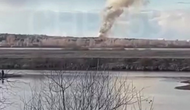 Powder factory in Perm was on fire. ВIДЕО