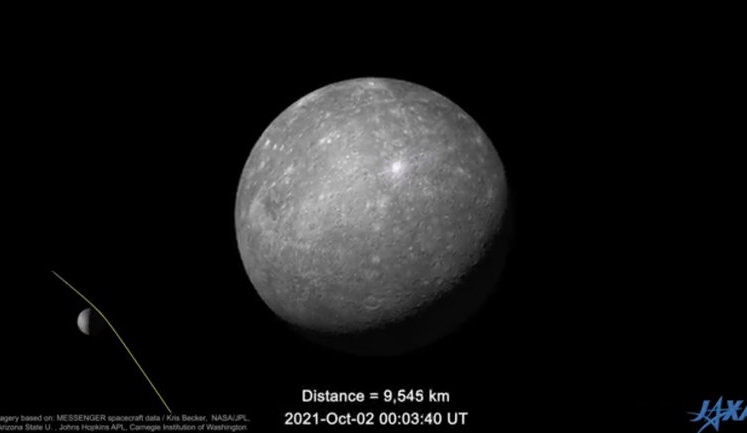 Европейский аппарат BepiColombo передал первые снимки поверхности Меркурия