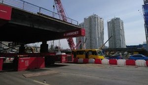 Проспект Победы в Киеве будет перекрыт до завтрашнего вечера. СХЕМА ОБЪЕЗДА