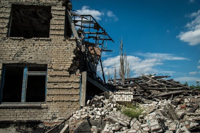 JFO report: Shyrokyne completely mined by Russian invaders 01