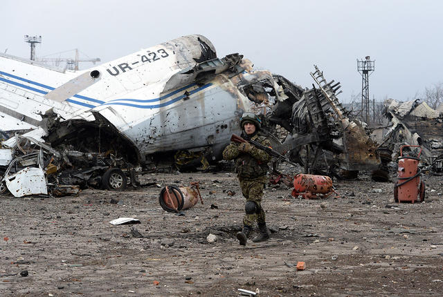 донбасс разруха град боевики дебальцево дап
