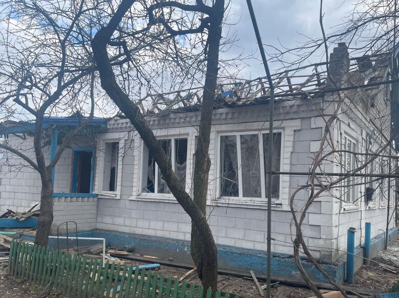 Shelling of Synelnykove district