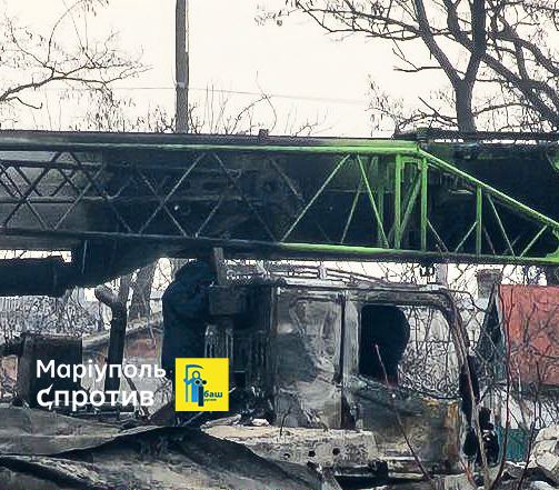 Партизани спалили техніку