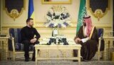 Володимир Зеленський та Мухаммад бін СалманАль Сауд