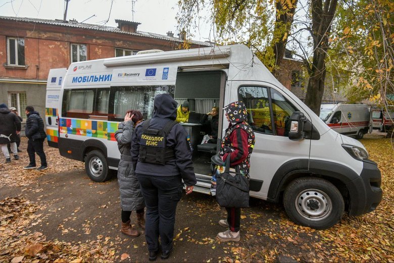 Российская атака на Каменское