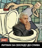 Литвин за секунду до слива