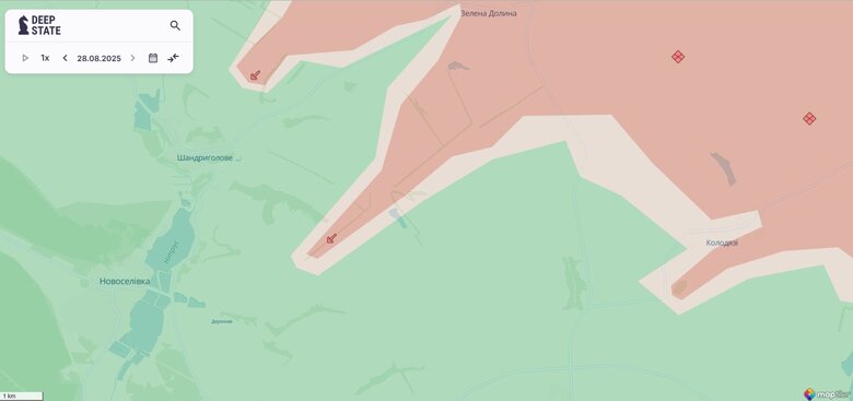 Просування ворога на Донеччині