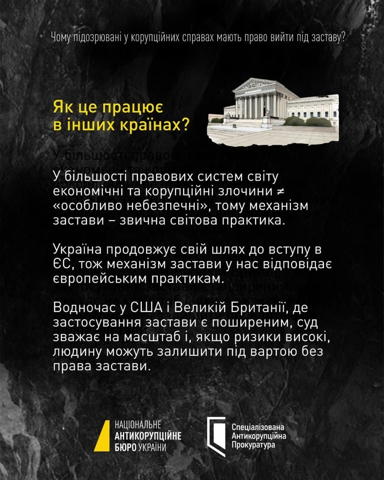 Почему подозреваемые в коррупции выходят под залог?