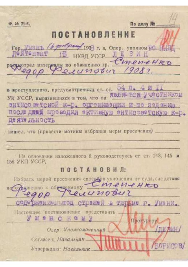 Розстріляли до травневих свят: як архіви через 80 років відкрили родині правду про репресованого директора школи на Київщині 03