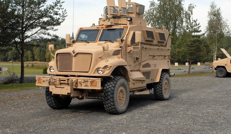 Albania handed Ukraine 22 American-made MaxxPro armored vehicles, as well as 82-caliber mines