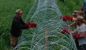 Глибокоешелоновану лінію оборони будують на Харківщині, - 2-й корпус НГУ "Хартія". ВIДЕО