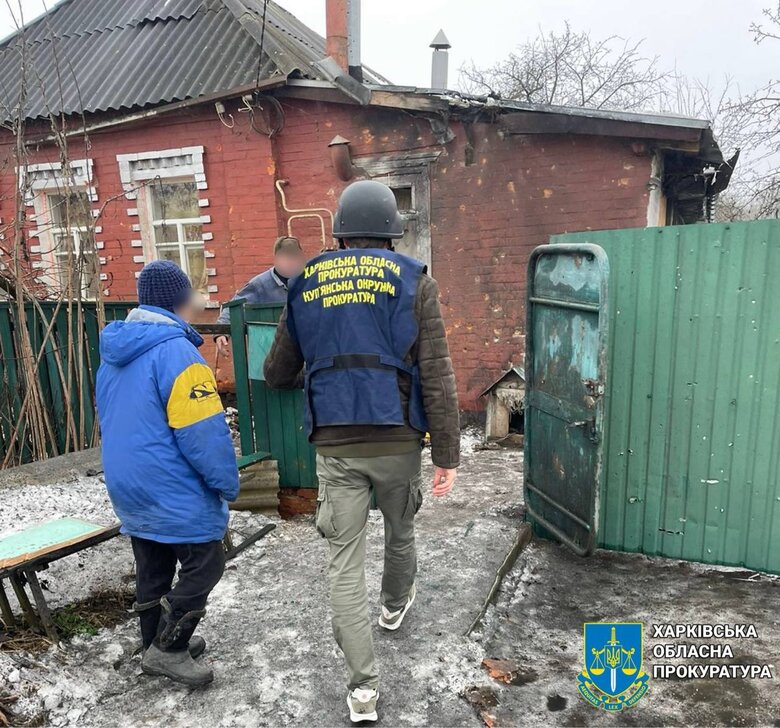 Наслідки ворожих обстрілів Куп’янщини: травмовано мирного мешканця, пошкоджено приватні домоволодіння 04