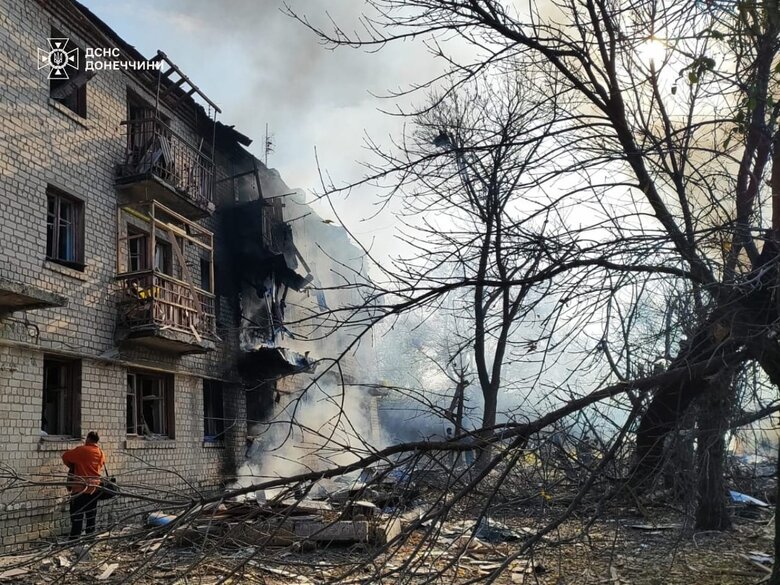 Олексієво-Дружківка після авіаудару