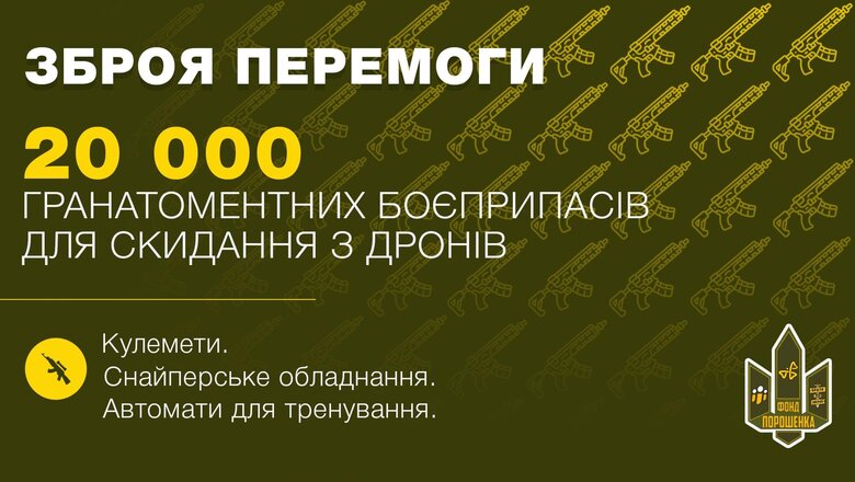 Фонд Порошенка разом із волонтерами від початку повномасштабного вторгнення спрямував на ЗСУ понад 4 млрд грн 12 Фонд Порошенка разом із волонтерами від початку повномасштабного вторгнення спрямував на ЗСУ понад 4 млрд грн 12