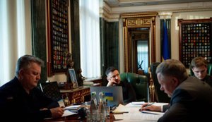 Зеленский беседует с Мерцем