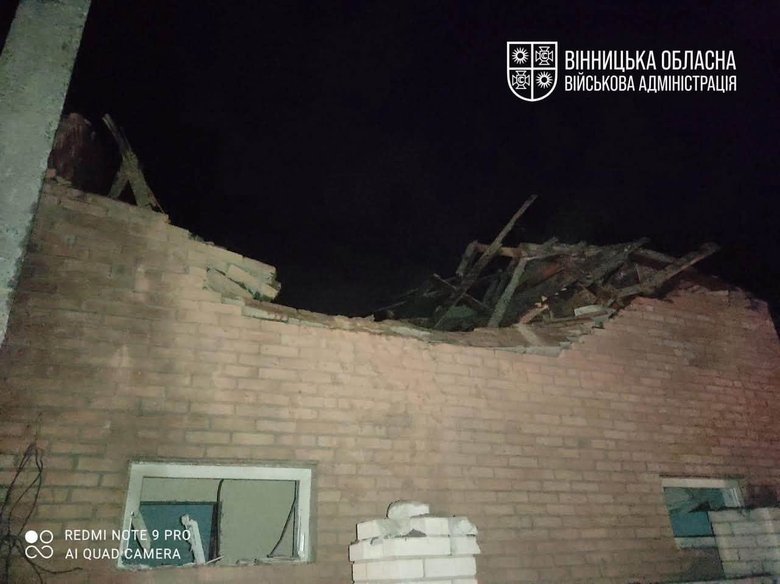 Ворожа атака спричинила пожежу в одній із громад Вінниччини