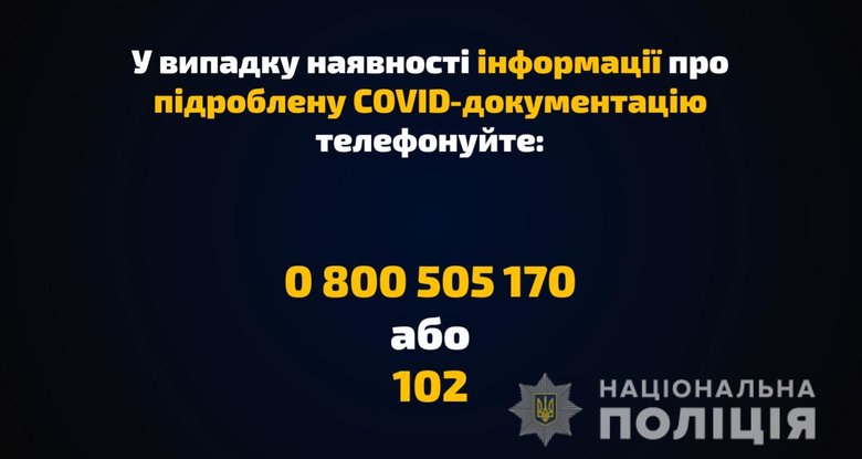 За фактами шахрайства з ковід-сертифікатами розпочато 870 проваджень, - голова Нацполіції Клименко 01