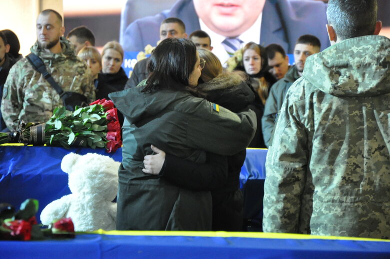 In Kyiv, farewell to leadership of Ministry of Internal Affairs, who died in plane crash in Brovary, was held 08