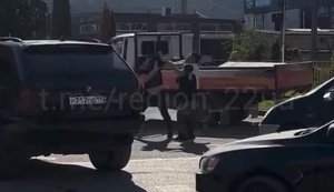Battle for diesel: in Krasnodar, Russia, woman and several men got into brawl at petrol station. VIDEO