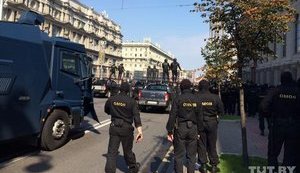 В МВД Беларуси сообщили о 140 задержанных участниках акции в Минске