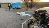 В результате тройного ДТП на Днепропетровщине один человек погиб, еще четверо госпитализированы, - полиция. ФОТО