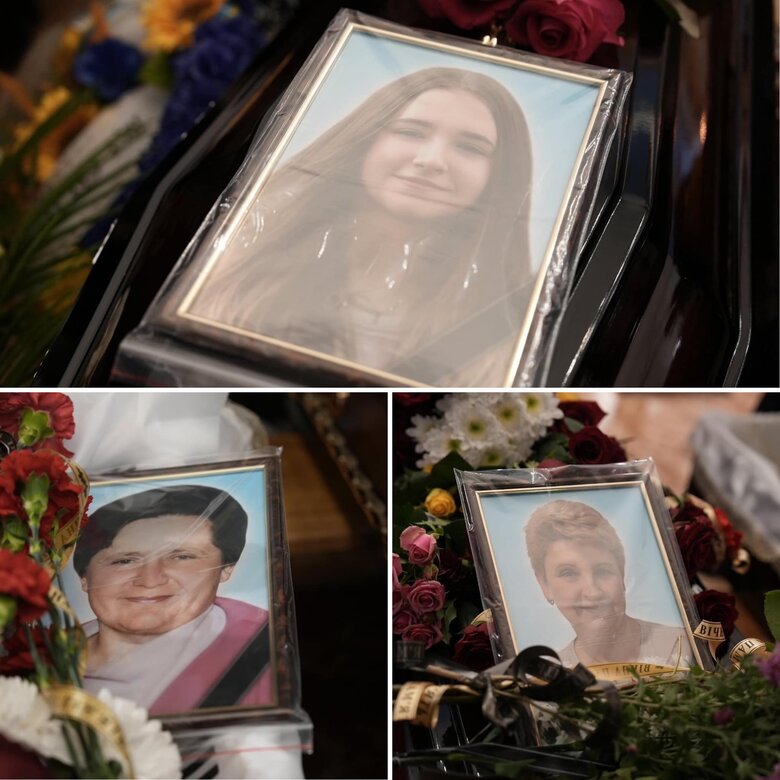 У Сумах попрощались з родиною, яку вбили росіяни