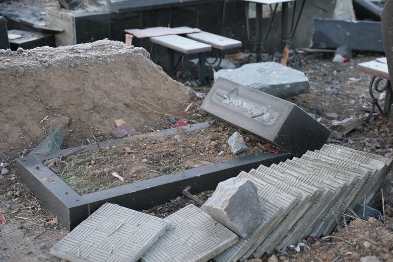 удар по кладовищу у Черкасах