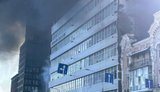 Удар РФ по "Добробуту" в Києві: семеро постраждалих, медцентр найближчими днями не працюватиме. ВІДЕО+ФОТО