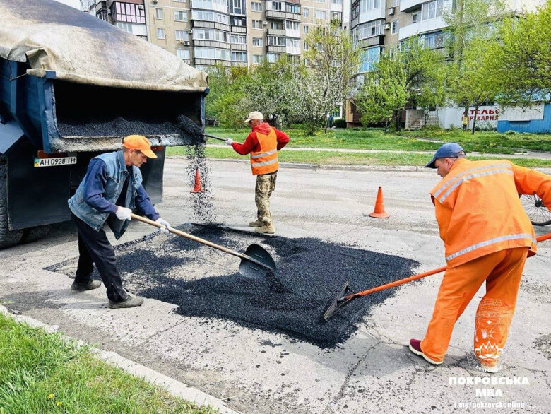 дороги,покровськ
