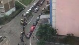 Транспортный коллапс в Киеве: очереди от остановок в спальных районах тянутся глубоко во дворы. ФОТО