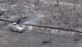 бронемашина обстрілює позиції окупантів на курахівському напрямку