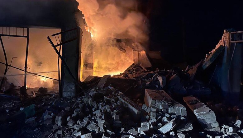 удар по Кривому Рогу 22 февраля 2025 года